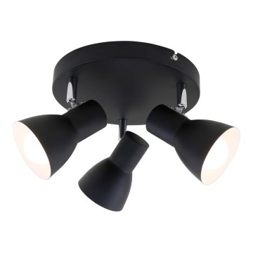Briloner 2860-035 - Lampă spot CUP 3xE14/25W/230V negru