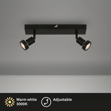 Briloner 2926-025 - Spot LED 2x GU10, 4,9W, 230V