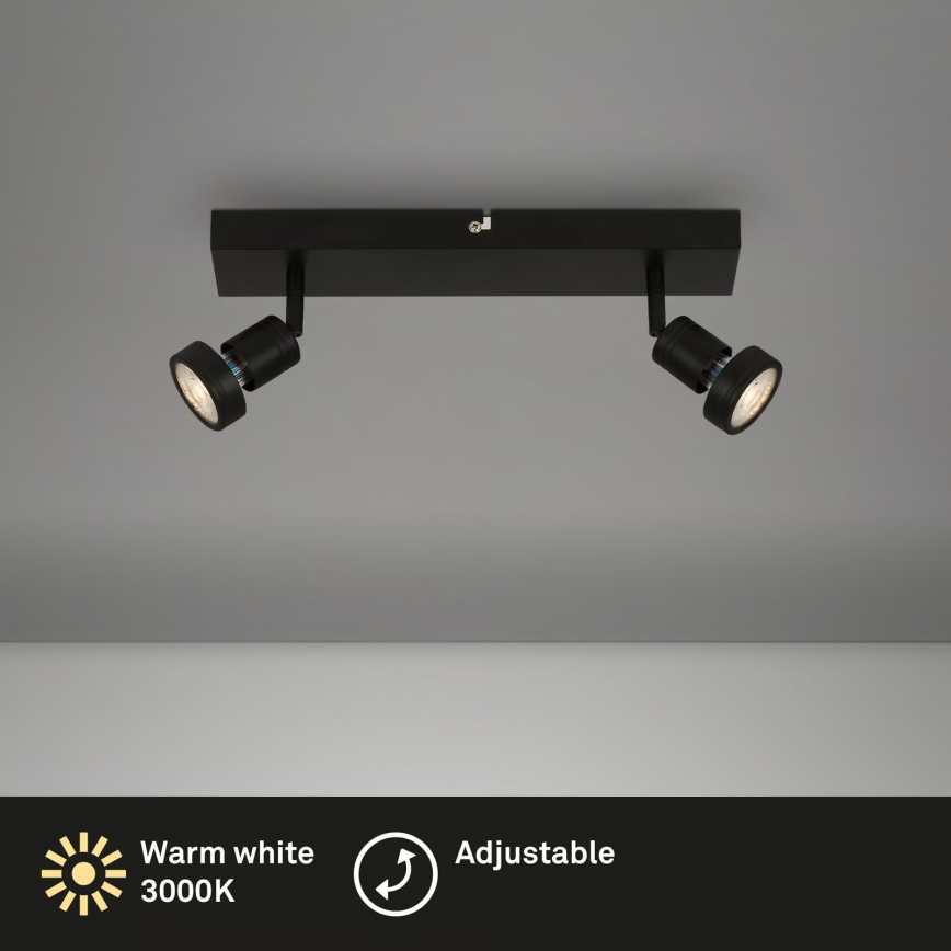 Briloner 2926-025 - Spot LED 2x GU10, 4,9W, 230V