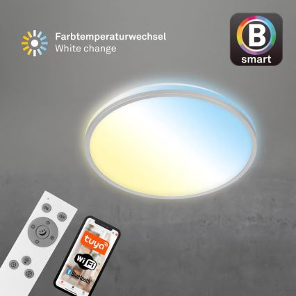 Briloner 3064-014 - Plafonieră LED dimerizabilă IVY LED/24W/230V Wi‑Fi Tuya Ø 33,3 cm + telecomandă