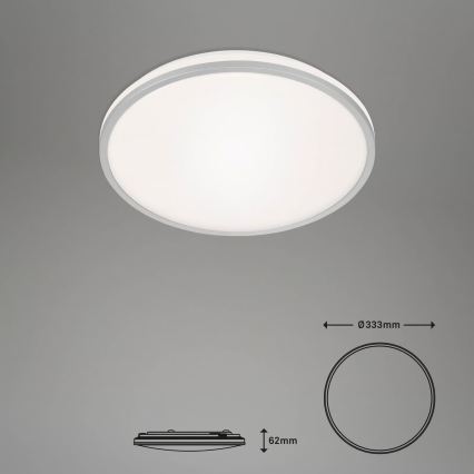 Briloner 3064-014 - Plafonieră LED dimerizabilă IVY LED/24W/230V Wi‑Fi Tuya Ø 33,3 cm + telecomandă