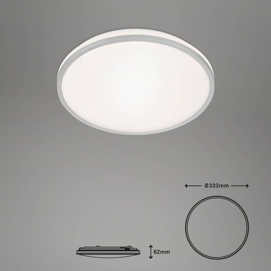 Briloner 3064-014 - Plafonieră LED dimerizabilă IVY LED/24W/230V Wi‑Fi Tuya Ø 33,3 cm + telecomandă