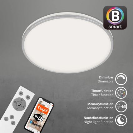 Briloner 3065-014 - Plafonieră LED reglabilă IVY LED/42W/230V Wi-Fi Tuya Ø 49 cm + telecomandă