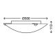 Briloner 3291-016 - Plafonieră LED BRILLARE LED/12W/230V