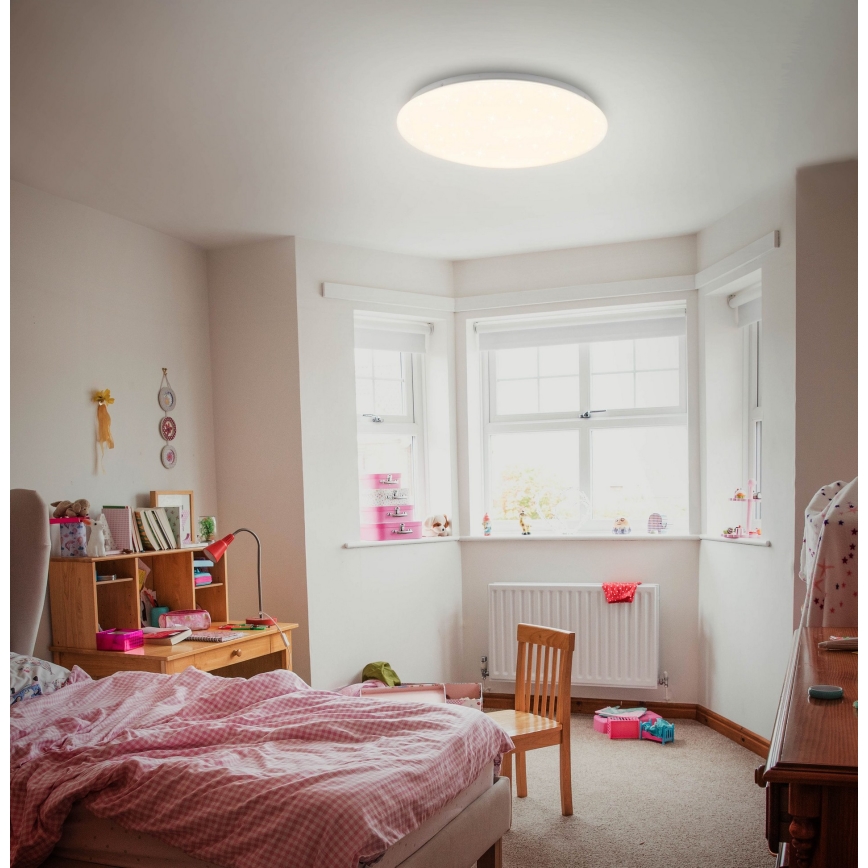 Briloner 3380-116 - Plafonier LED dimabil STARRY SKY LED/18W/230V 2700/4000K