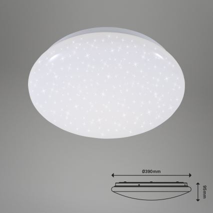 Briloner 3380-116 - Plafonier LED dimabil STARRY SKY LED/18W/230V 2700/4000K