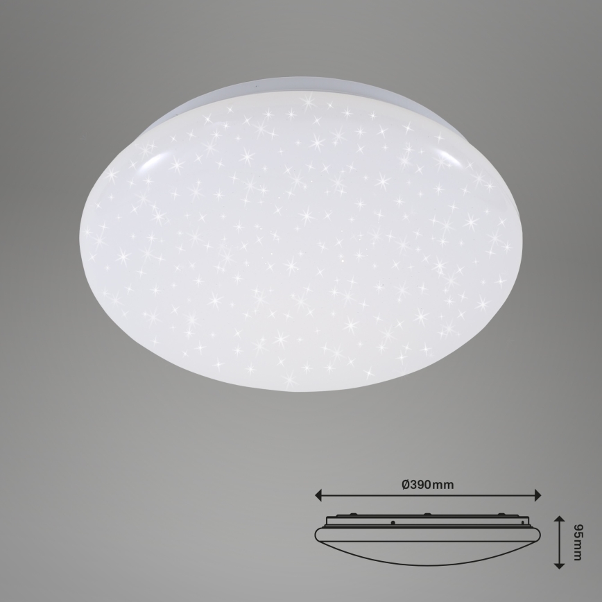Briloner 3380-116 - Plafonier LED dimabil STARRY SKY LED/18W/230V 2700/4000K