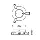 Briloner 3498-048 - Plafonieră LED START 4xGU10/3W/230V