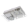 Briloner 3551-022 - Plafonieră LED PURISTA 2xLED/5W/230V