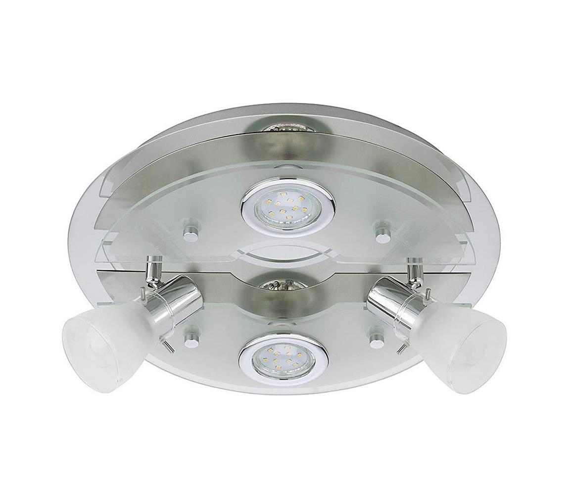 Briloner 3560-042 - LED Plafonieră spot VASO 2xGU10/3W + 2xE14/32W/230V