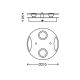 Briloner 3697-028 - Plafonieră LED 2xGU10/3W/230V