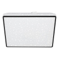 Briloner 3748-415 - Plafonieră LED STAR SKY LED/15W/230V 27x27 cm neagră