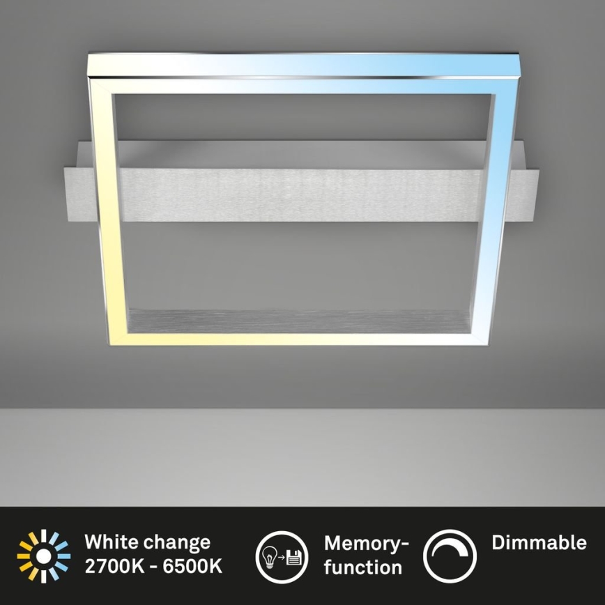 Briloner 3760-019 - Lampă de tavan LED reglabilă FRAME LED/23W/230V 2700-6500K 42x36 cm + telecomandă