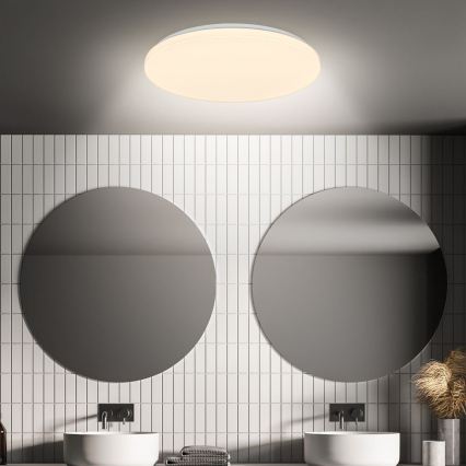Briloner 3827-016 - Plafonieră LED pentru baie cu senzor WALK LED/13W/230V IP54 Ø 27 cm albă