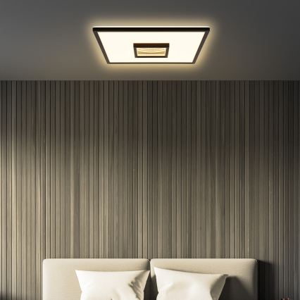 Briloner 3848015 - Plafonieră LED TORO, 18W, 230V, 42x42 cm, negru