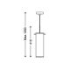 Briloner 4350-018 - Lustră dimmabilă LED pe cablu LED/5W/230V