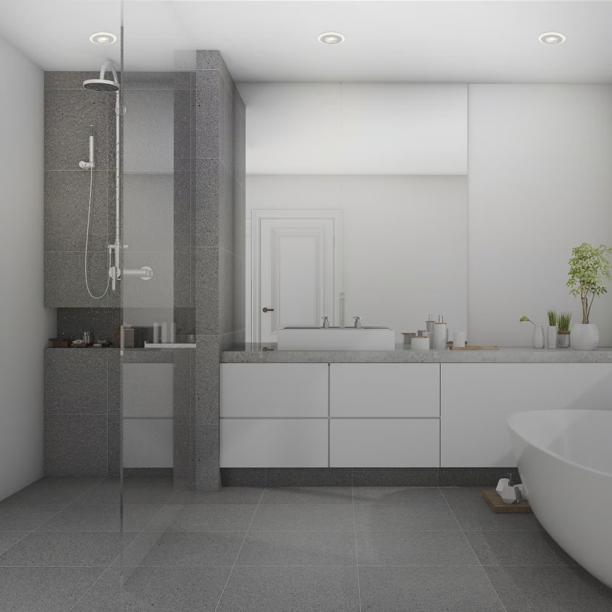 Briloner 7039034 - Set de 3 spoturi LED încastrate pentru baie, LED/5W/230V, IP44, crom mat