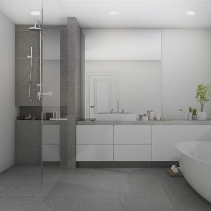 Briloner 7039036 - Set 3 spoturi LED încorporate pentru baie 3xLED/5W/230V IP44 alb