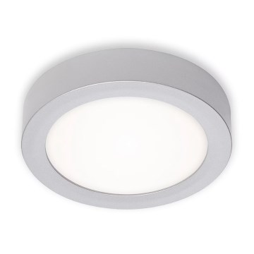 Briloner 7122-014 - Plafonieră LED FIRE, 11 W, 230 V, 3000 K, diametru 17 cm, argintiu