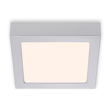 Briloner 7123-014 - Plafonieră LED FIRE/12W/230V 3000K 17x17cm argintie
