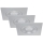 Briloner 7281-034 - SET 3x Lampă încastrată baie LED LED/5W/230V
