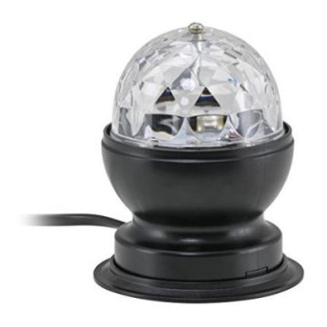 Briloner 7357-015 - LED glob de masa DISCO LIGHT 1xE27/3W/230V