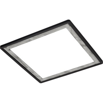 Briloner 7457-414 - Plafonieră LED SLIM 18W/230V 4000K 29x29 cm neagră