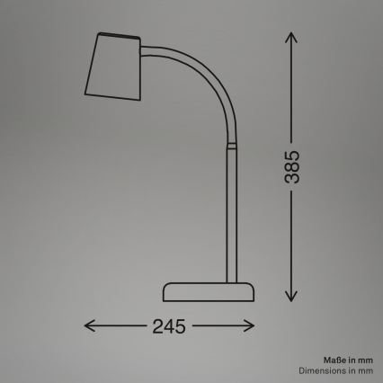 Briloner 7476-011 - Lampă de masă SKRIVA 1xGU10/9W/230V bej
