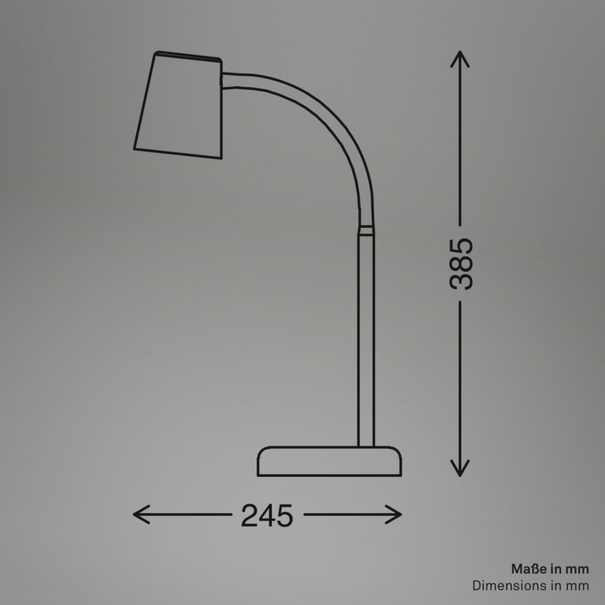 Briloner 7476-011 - Lampă de masă SKRIVA 1xGU10/9W/230V bej