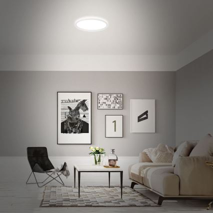 Briloner 7494016 - Plafonieră SMART LED RGBW reglabilă, 22W/230V, 4000K, Ø 42 cm, Wi-Fi Tuya + telecomandă