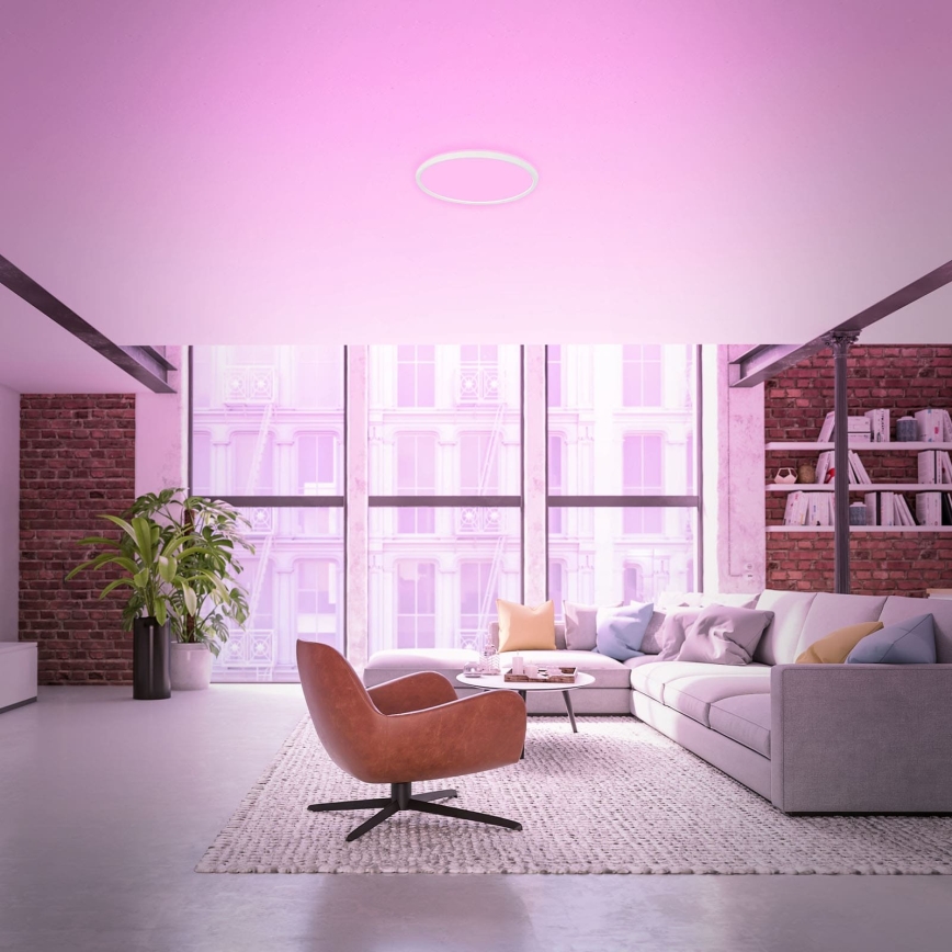 Briloner 7494016 - Plafonieră SMART LED RGBW reglabilă, 22W/230V, 4000K, Ø 42 cm, Wi-Fi Tuya + telecomandă