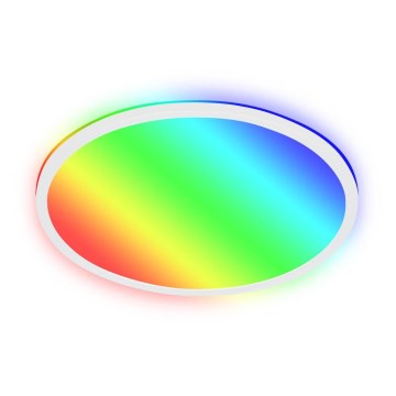 Briloner 7494016 - Plafonieră SMART LED RGBW reglabilă, 22W/230V, 4000K, Ø 42 cm, Wi-Fi Tuya + telecomandă