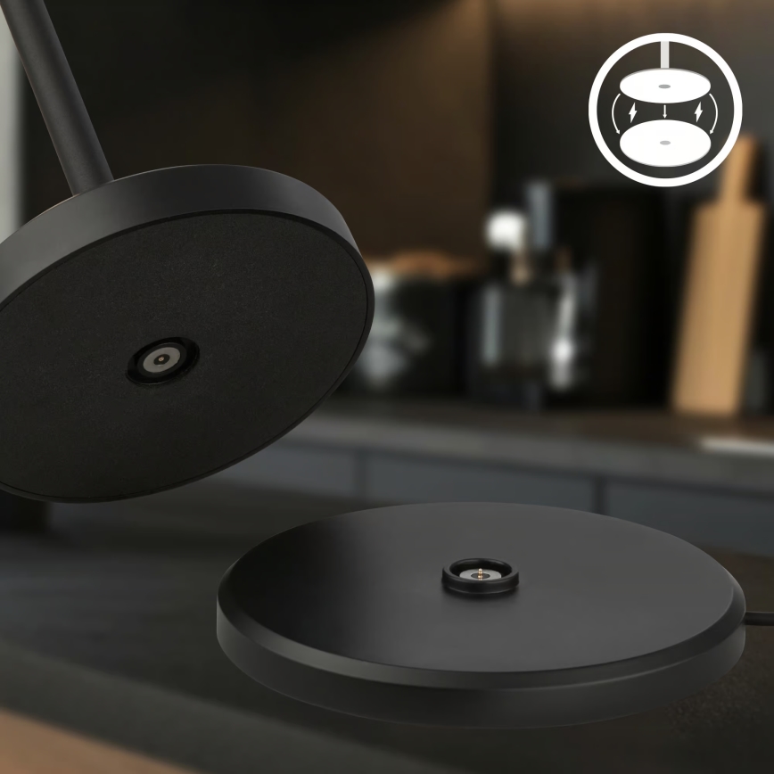 Briloner 7521015 - Lampă LED de masă reîncărcabilă SIGO, dimmabilă, pentru exterior, LED/2,5W/5V, IP44, 2600 mAh, negru