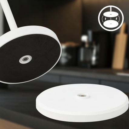 Briloner 7521016 - SIGO Lampă LED de masă pentru exterior, reîncărcabilă și dimabilă, LED/2,5W/5V, IP44, 2600 mAh, albă