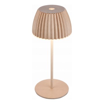 Briloner 7552-011 - Lampă de masă de exterior MINI LED/1,5W/5V reîncărcabilă, reglabilă, cu control tactil, IP44 1800 mAh bej