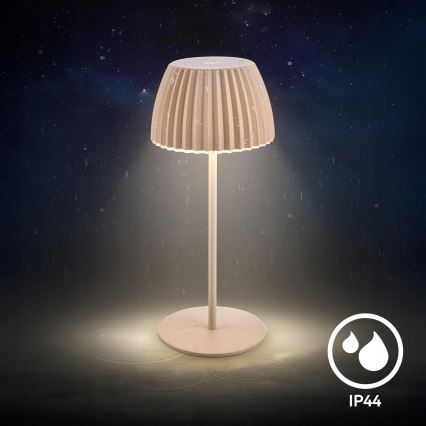 Briloner 7552-011 - Lampă de masă de exterior MINI LED/1,5W/5V reîncărcabilă, reglabilă, cu control tactil, IP44 1800 mAh bej