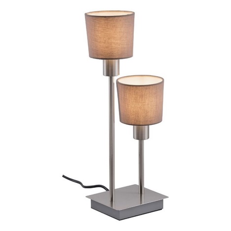 Briloner 7810-022 - Lampă de masă TAUPE 2xE14/5,5W/230V