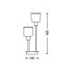 Briloner 7810-022 - Lampă de masă TAUPE 2xE14/5,5W/230V