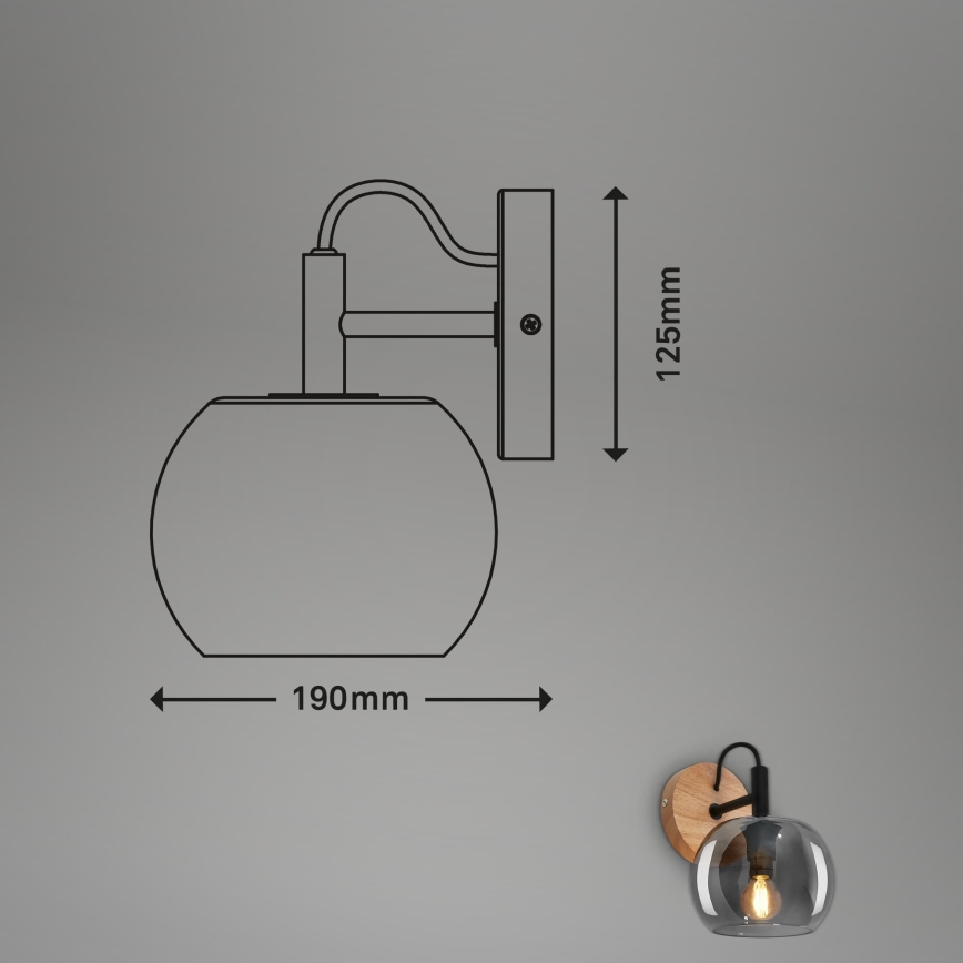 Briloner - Aplica de perete KYRO 1xE14/10W/230V