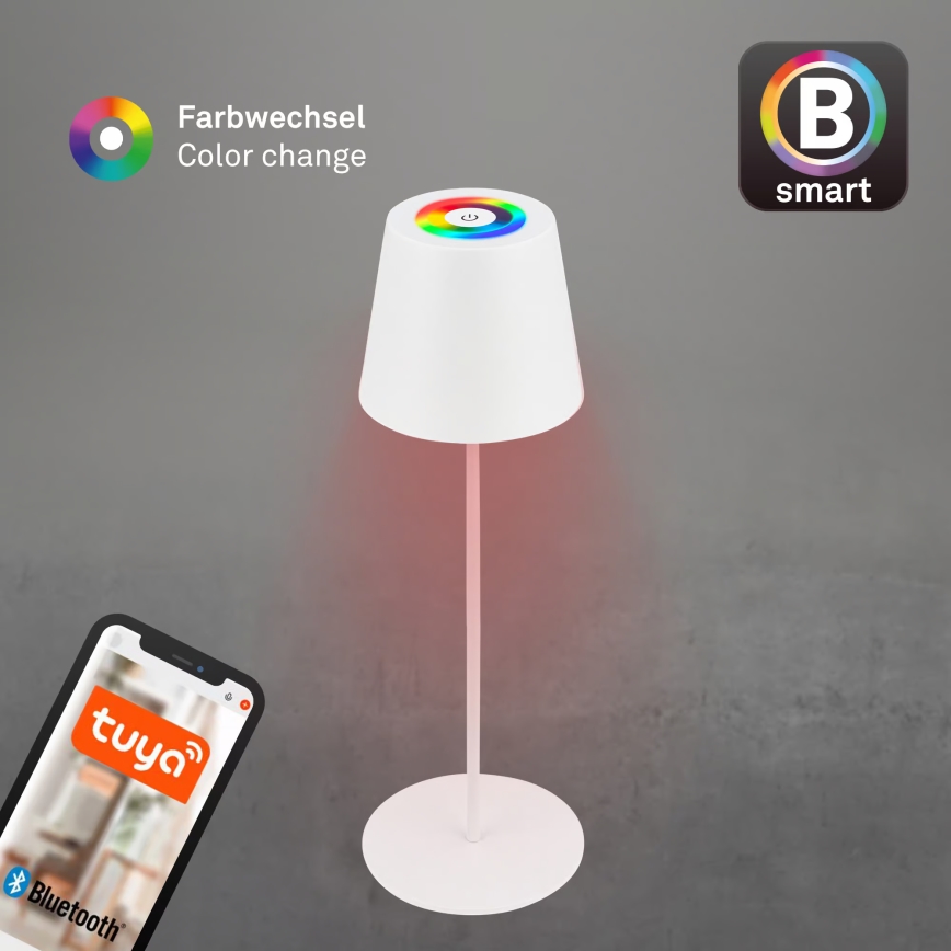 Briloner 7559016 - Lampă de masă exterioară reîncărcabilă RGB, reglabilă COLORIS LED/3,5W/5V IP44 2000 mAh Wi-Fi Tuya