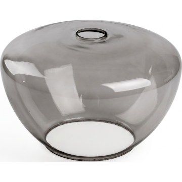 Briloner - Difuzor de sticlă de schimb pentru lustru SEVENTIES E27, gri fumuriu