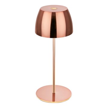 Briloner - Lampă de masă exterioară MINI LED reglabilă, tactilă și reîncărcabilă, 2,5W/5V IP44 1800 mAh, culoare cupru