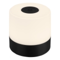 Briloner - Lampă de masă exterioară tactilă, reîncărcabilă și reglabilă cu LED LED/2W/5V 2700K IP44 1200 mAh neagră