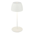 Briloner  - Lampă de masă MINI pentru exterior, LED reglabilă, reîncărcabilă, cu control tactil, LED/2,5W/5V IP44 1800 mAh, albă
