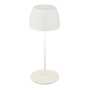 Briloner  - Lampă de masă MINI pentru exterior, LED reglabilă, reîncărcabilă, cu control tactil, LED/2,5W/5V IP44 1800 mAh, albă