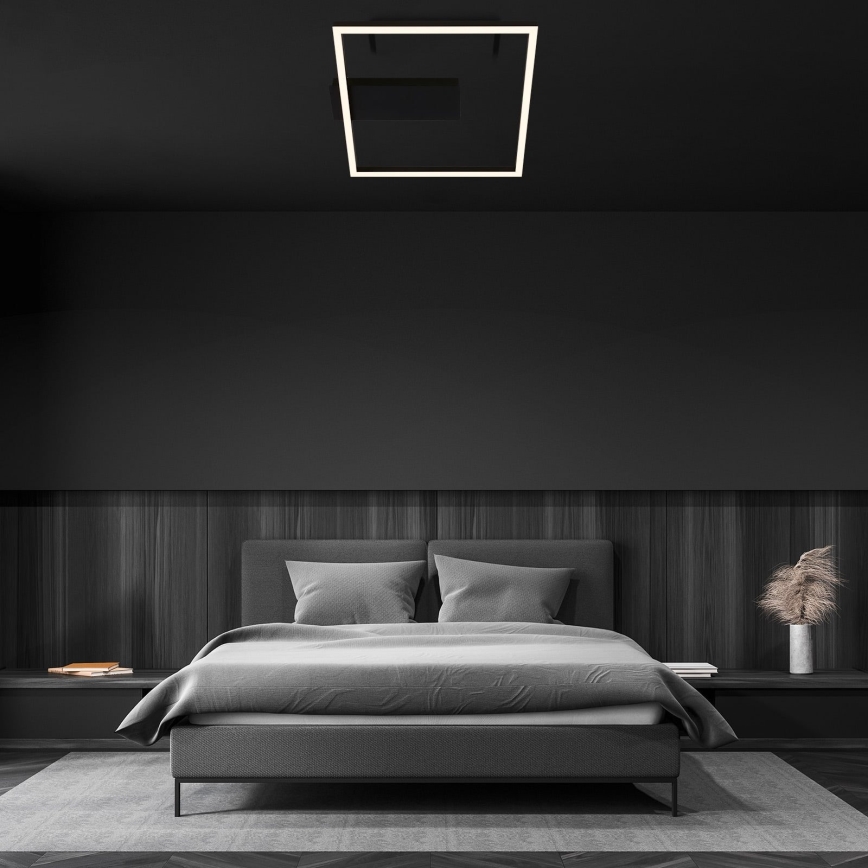 Briloner - Plafonier LED FRAME LED/14W/230V 3000K 30x32 cm negru