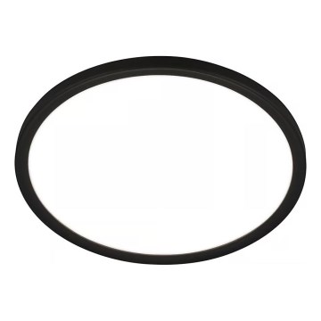 Briloner - Plafonieră LED pentru baie cu senzor de mișcare MOVE, 18W/230V, IP44, Ø 29 cm, negru