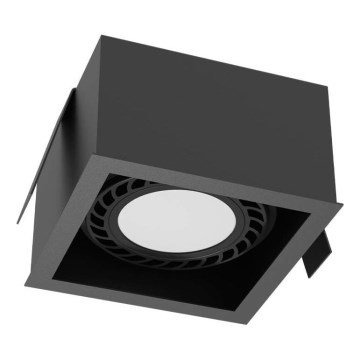Brosline - Spot încastrat pentru tavan 1xGU10/18W/230V negru