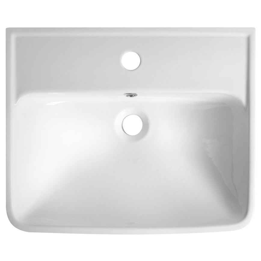 Bruckner - Lavoar încastrat NEON 45x41,5 cm ceramică/ alb