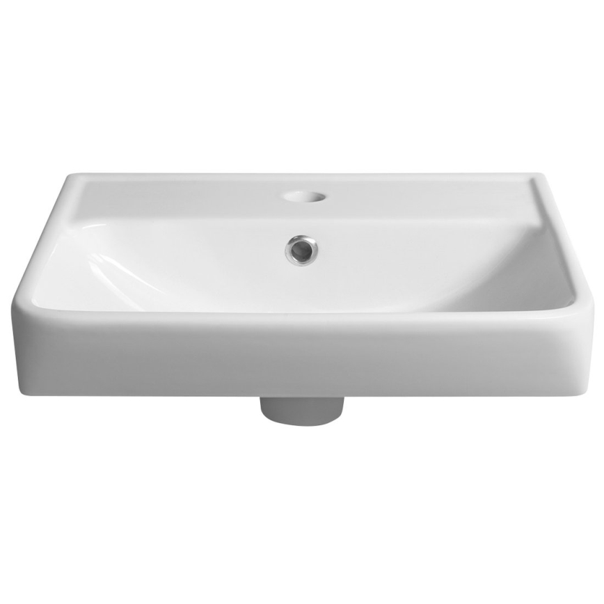 Bruckner - Lavoar încastrat NEON 50x41,5 cm ceramică/ alb